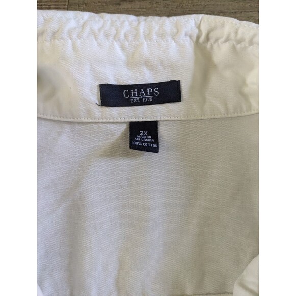 Women's 100% Cotton White Y2K Jacket Full Zip And Snaps Retro Sustainable 2X - Picture 13 of 13